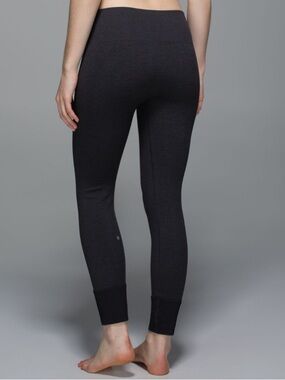 NWT Lululemon Ebb To Street Pant in Heathered Black Size 8